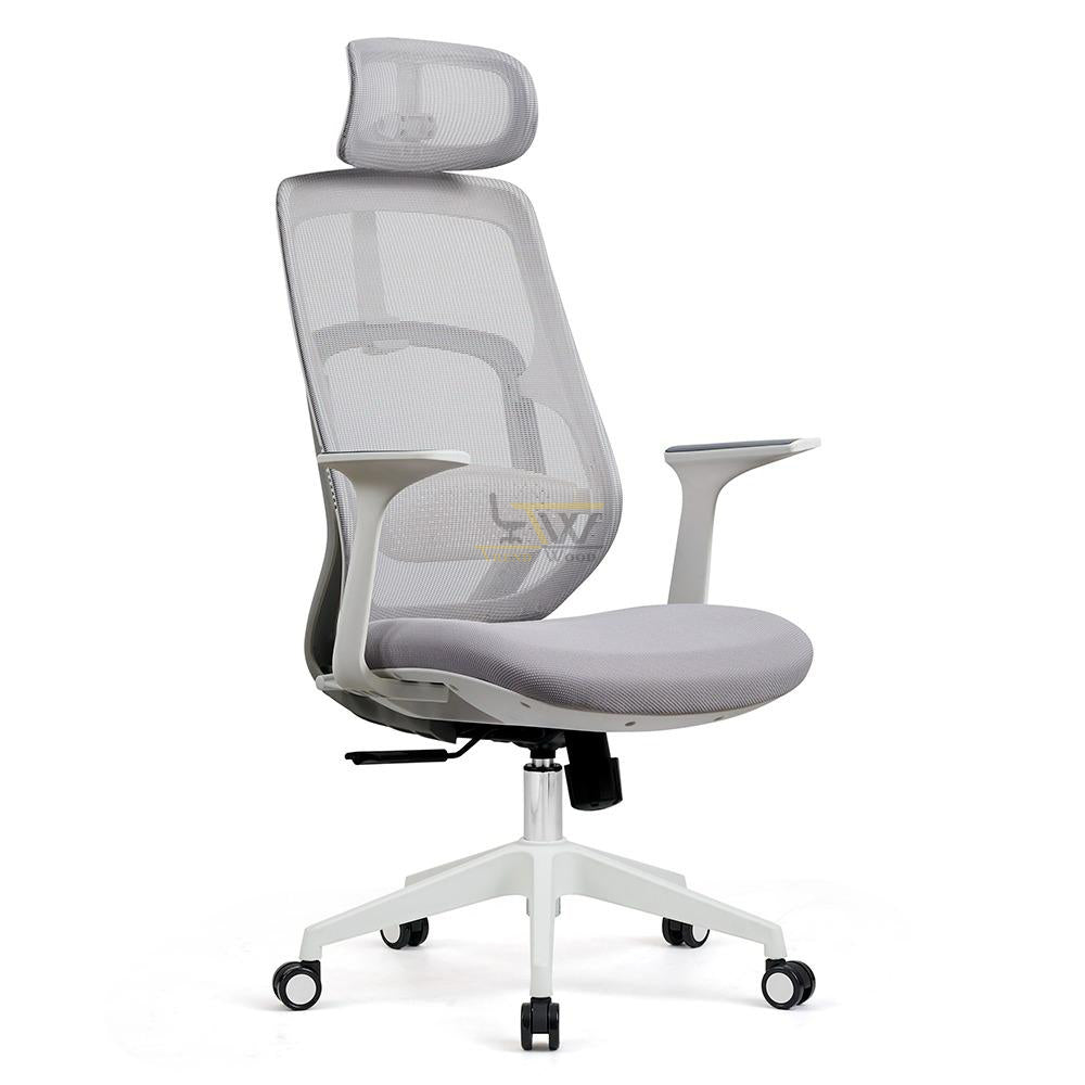 Grey Airwing ergonomic chair for office comfort