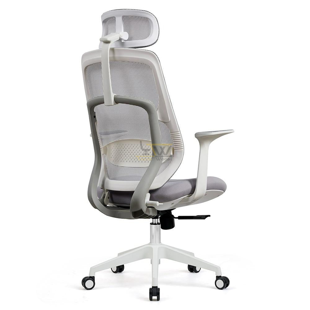 Comfortable grey Airwing office seating by Trendwood