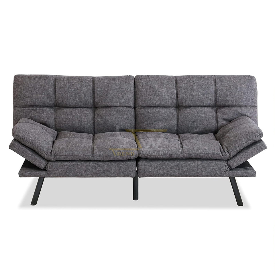 Contemporary leather sofa design available at Trendwood